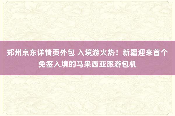 郑州京东详情页外包 入境游火热！新疆迎来首个免签入境的马来西亚旅游包机